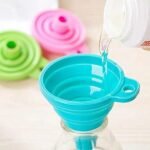 MySmartiee - Foldable Silicone Funnel Food Grade Silicone Collapsible Funnel