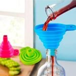 Foldable Silicone Funnel Food Grade Silicone Collapsible Funnel