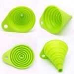 mushroom shape oil funnel for oil dispenser collapsible funnel