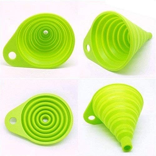 mushroom shape oil funnel for oil dispenser collapsible funnel