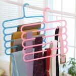 Pants Clothes Hanger Wardrobe Storage Organizer Rack