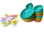 MySmartiee - Unbreakable Children's Plastic Mickey Minnie Shaped Serving Food Plate