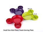 Unbreakable Children's Plastic Mickey Minnie Shaped Serving Food Plate