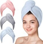 Hair Towel Wrap for Women-Quick Drying Microfiber Towel