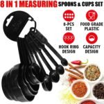Cup Set of 8-Piece - Kitchen Measuring Spoons