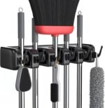 Broom Holder & Wall Mount Garden Tool Organizer