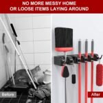 Broom Holder & Wall Mount Garden Tool Organizer - MySmartiee