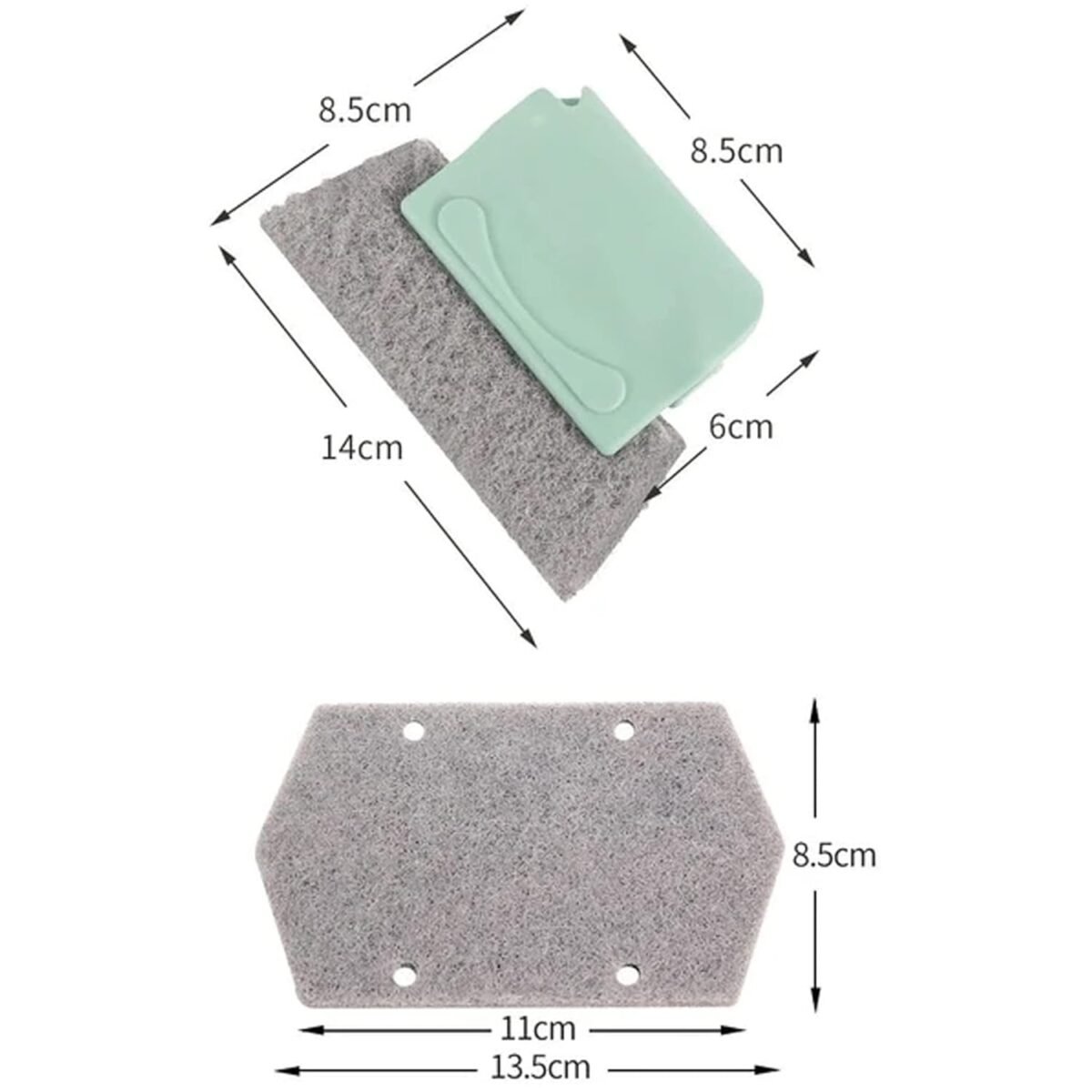 Window Brush - Thin Gap Cleaner for Window Tracks, Vents & Hard-to-Reach Areas  - MySmartiee - Image 2