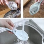 Fish Scale Remover and Cleaner with Sawtooth Design