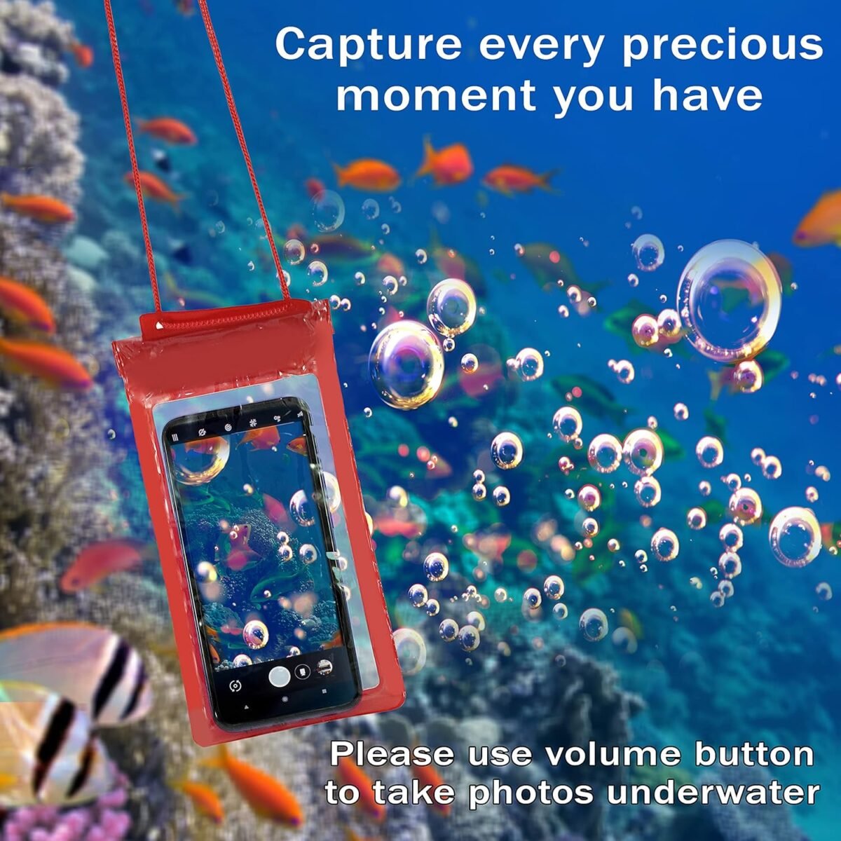 MySmartiee | Waterproof Phone Pouch For Pool And Beach, Underwater