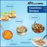 MySmartiee | Egg Boiler Electric Automatic Off 7 Egg Poacher For Steaming
