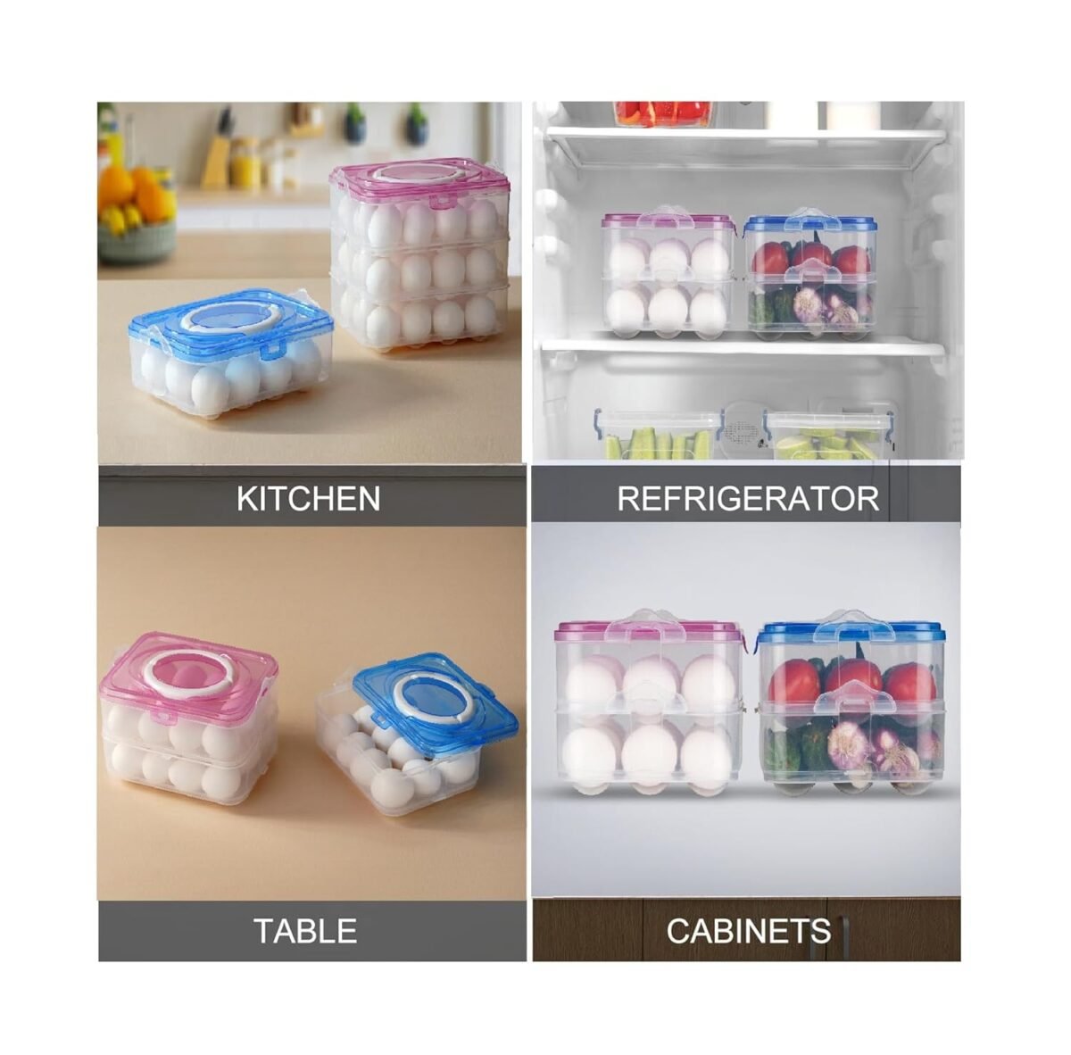 Plastic Kitchen Egg Storage Box - Image 5