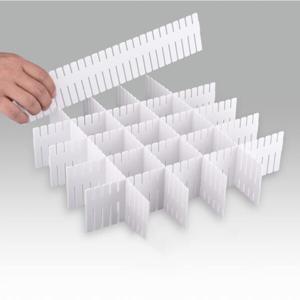 8 Pcs Adjustable Stretchable Interlocking Drawer Clapboard Divider
