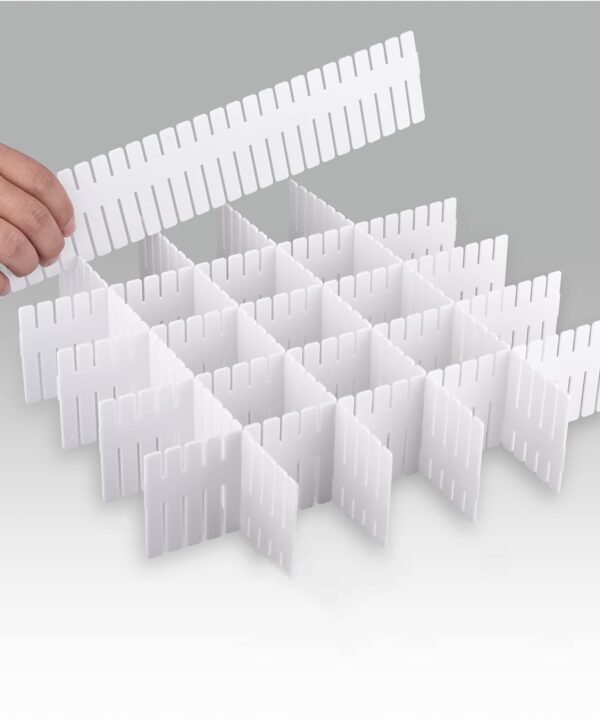 8 Pcs Adjustable Stretchable Interlocking Drawer Clapboard Divider