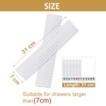 8 Pcs Adjustable Stretchable Interlocking Drawer Clapboard Divider - MySmartiee