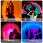 Aluminium Sunset Lamp Projector Sun LED Lamp