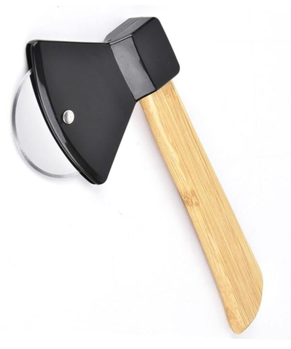 Stainless Steel Pizza Cutter, Round Axe Pizza Roller