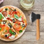 MySmartiee | Stainless Steel Pizza Cutter, Round Axe Pizza Roller