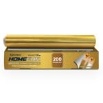 2-in-1 Paper & Golden Converted Aluminium Foil (200 Grams Net)