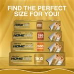 2-in-1 Paper & Golden Converted Aluminium Foil (200 Grams Net) - MySmartiee