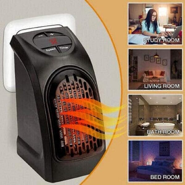 Wall-Outlet 400 Watts Electric Handy Room Heater