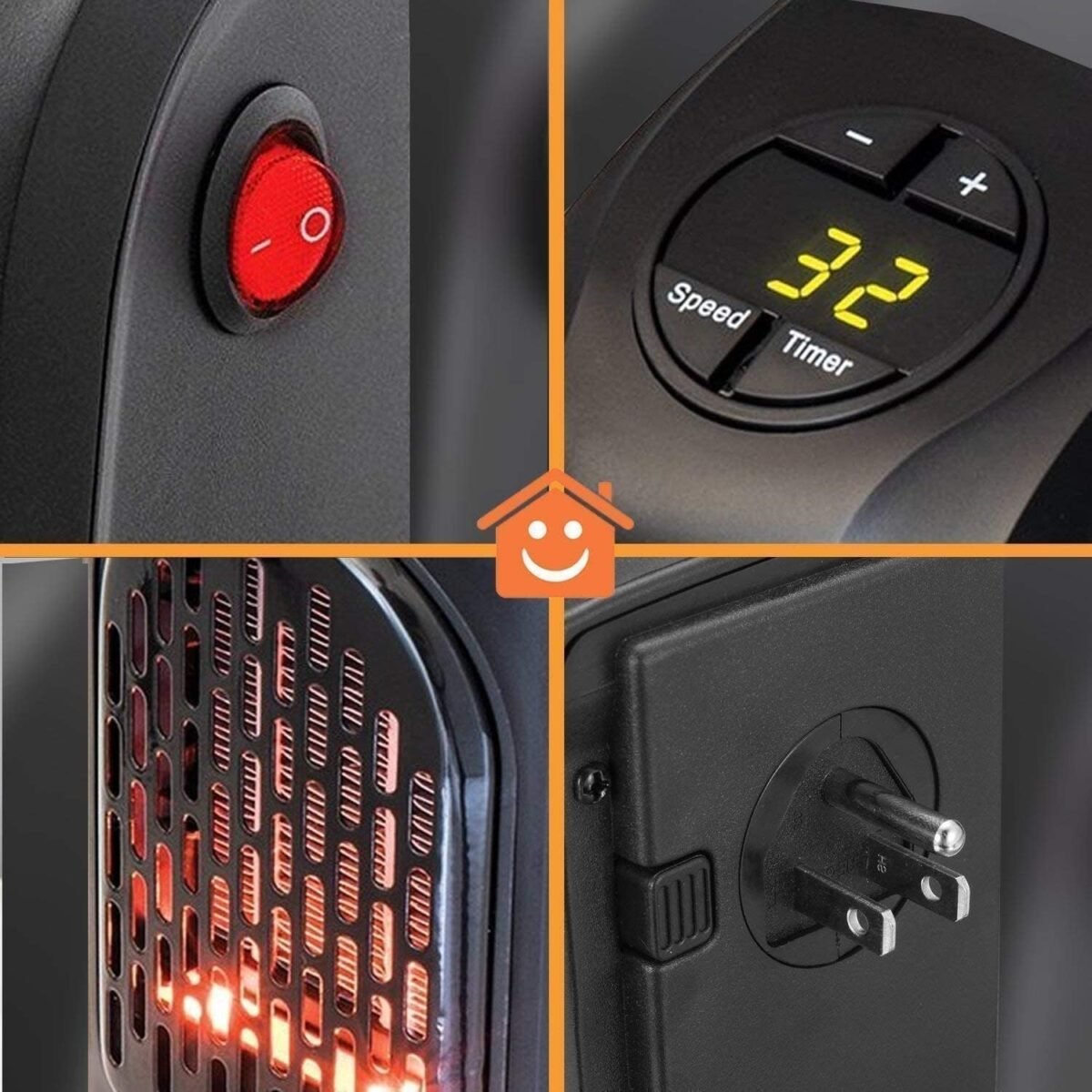 Room Heaters Home for Bedroom, Reading books, Work, Bathrooms, Rooms, Offices