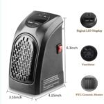 Wall-Outlet 400 Watts Electric Handy Room Heater | MySmartiee