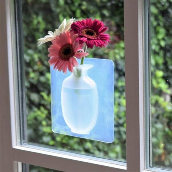 Silicone Vase Bottle Suitable for Walls, Windows, Reusable Collapsible Flower Pot