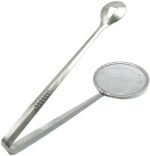 2 in 1 Fry Tool Filter Spoon Strainer with Clip