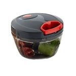 Manual Vegetable Chopper 750ml - Plastic Onion Cutter & Chopper for Kitchen Use