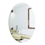 20 X 30 Cm Magic Foldable Mirror Oval Shape Unbreakable - Image 3
