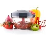 Manual Vegetable Chopper 750ml - Plastic Onion Cutter & Chopper for Kitchen Use - Image 2