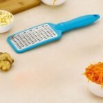 Stainless Steel Cheese Grater & Vegetable Shredder - Garlic Slicer with Protective Cover - Image 2