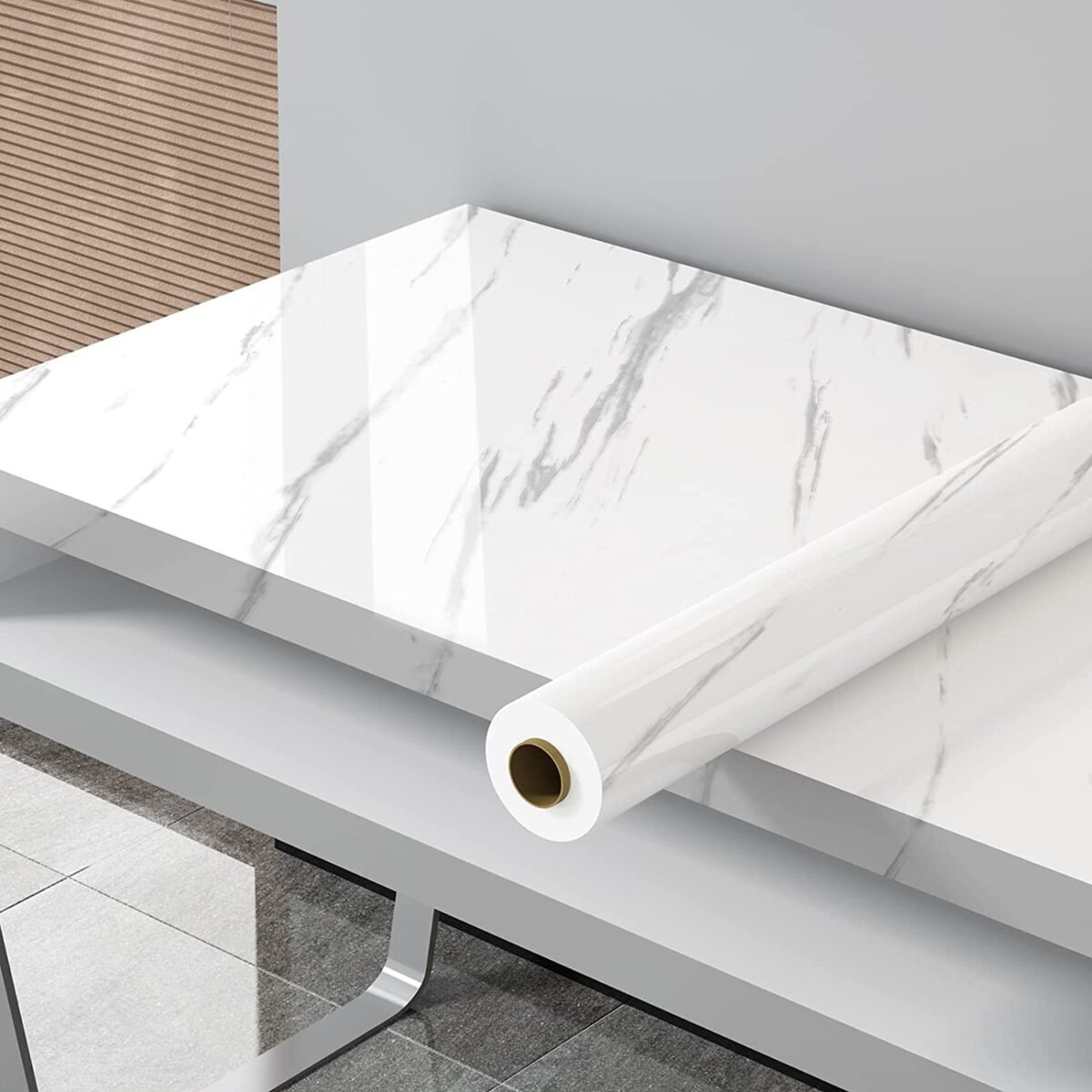 White Marble Marble Wallpaper for Furniture Marble Contact - MySmartiee