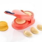 2-in-1 Momo Maker - Dumpling & Samosa Press Machine with Dough Mould (Multi-Purpose) - Violet colour only