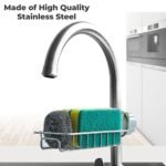 Durable kitchen sink organizer with customizable compartments