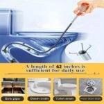 Drain Clog Remover Claw Tool - Stainless Steel Hair Dredge Remover for Sink, Tub & Shower - Image 7