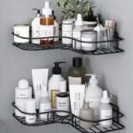 Corner Wall Shelf - Self-Adhesive Metal Rack for Bathroom & Kitchen Storage - MySmartiee - Image 9