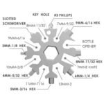 18-in-1 Snowflake Screwdriver - Multi-Tool for Home, Car & Camping - MySmartiee - Image 4