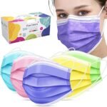 Disposable Face Mask - Breathable 3-Layer Non-Woven for Men & Women;Random color - MySmartiee - Image 2