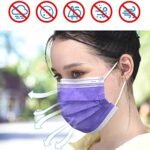 Disposable Face Mask - Breathable 3-Layer Non-Woven for Men & Women;Random color - MySmartiee - Image 3