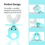 Kids Toothbrush - U-Shaped Silicone for Toddlers (360 Degree Cleaning, Hygienic Cap) - MySmartiee - Image 3