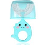 Kids Toothbrush - U-Shaped Silicone for Toddlers (360 Degree Cleaning, Hygienic Cap) - MySmartiee