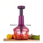 APEX Push & Chop Vegetable Chopper 1000ml with Beating Blade - Image 2