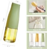 600ml Auto-Close Oil Dispenser - Leakproof Glass Bottle with Non-Drip Spout - MySmartiee - Image 2