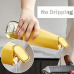 600ml Auto-Close Oil Dispenser - Leakproof Glass Bottle with Non-Drip Spout - MySmartiee - Image 6