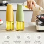 600ml Auto-Close Oil Dispenser - Leakproof Glass Bottle with Non-Drip Spout - MySmartiee - Image 7