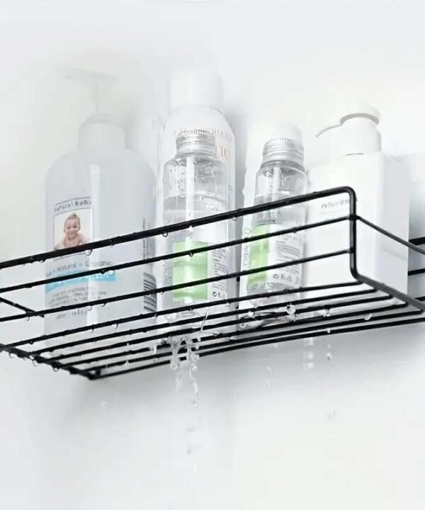 Multipurpose Metal Stand – No-Drill Wall Rack for Kitchen & Wash Basin | Rust-Resistant Organizer