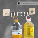 Stainless Steel Wall Hanger - No-Drill Adhesive Hooks for Kitchen/Bathroom Organizing - MySmartiee - Image 4