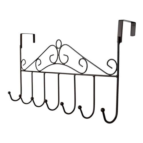 Space-saving wall hook rack for coats, towels, and accessories